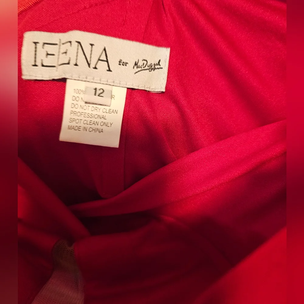 Size 12 NWT Red Mac Duggal Bustier Evening Gown - Picture 4 of 8